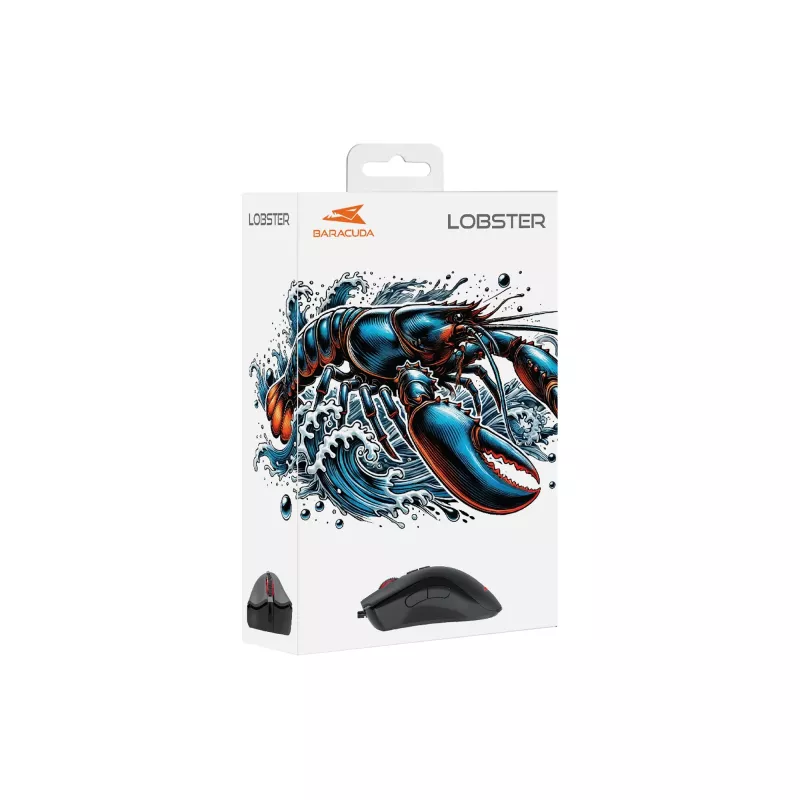 Hiiri Baracuda BGM-081 Lobster musta USB