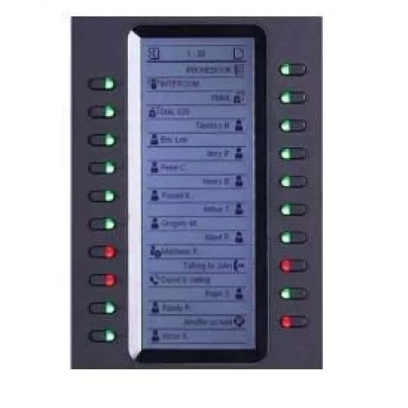Grandstream Networks GXP2200EXT IP-laajennusmoduuli musta 20 painiketta