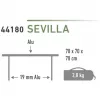 High Peak retkeilypöytä Sevilla 44180