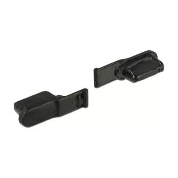 Pistorasian turvasuoja DELOCK 64033, musta, 5×12,5×3,5 mm, 10 kpl:n pakkaus