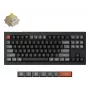 Mekaaninen näppäimistö Keychron V3 Ultra 8K — johdollinen & Bluetooth, QWERTY-asettelu, RGB LED, musta