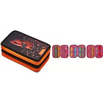 Penaali Herlitz 50038794 pehmeä polyesteri musta oranssi 190x115x70 mm