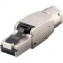 Goobay CAT 8.1 STP-suojattu, kenttäasennettava RJ45-liitin (61130)