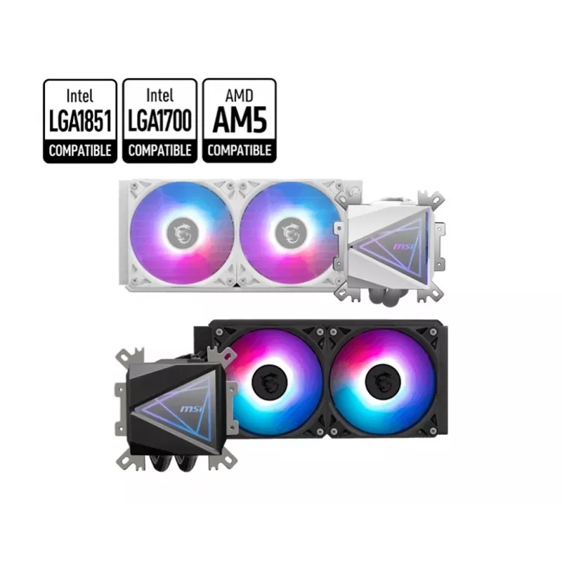 MSI MAG Coreliquid I240 prosessorin nestekylmälaite 12 cm valkoinen 1 kpl
