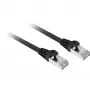 Verkkokaapeli Sharkoon Sharkoon patch-verkkokaapeli SFTP RJ-45 Cat.7a 1 metri musta