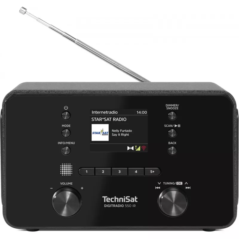 Henkilökohtainen radio TechniSat DigitRadio 550 IR Digital DAB+ FM 100W
