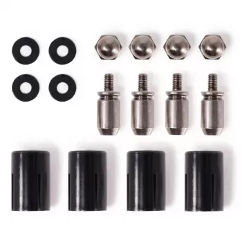Asennussarja Alphacool 15724 musta ruostumaton teräs 17 mm korkeus
