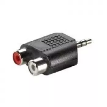 3,5 mm adapteri VALUE 3,5 mm uros - 2x RCA naaras