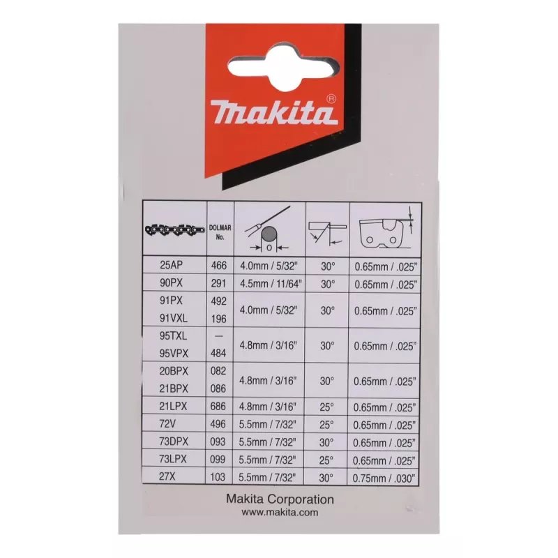 Makita 191H03-4 sähkökäyttöisen moottorisahan lisävaruste 1 kpl