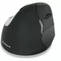 BakkerElkhuizen Evoluent 4 Bluetooth musta, oikeakätinen, pystysuunnittelu, laser, Bluetooth, 2600 DPI, musta