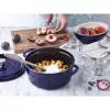 Staub 24 cm pyöreä valurautapata tummansininen