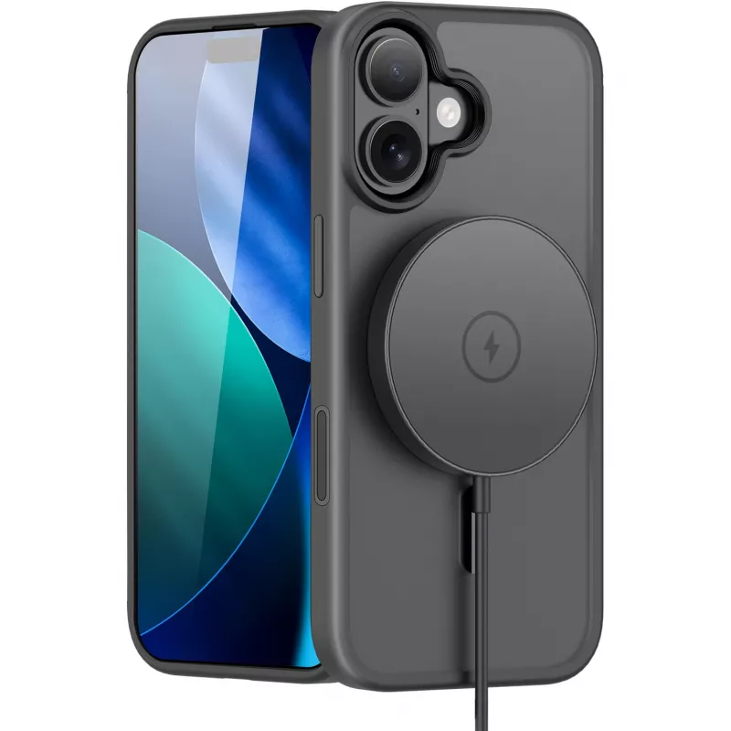 nevox StyleShell Invisio - iPhone 17 6.3 MagSafe-yhteensopiva musta (2542)