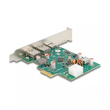 DeLOCK PCI Express x1 -kortti USB Type-C PD 30W 2x USB Type-A 5Gbps