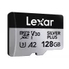 Flash-muisti Lexar 128 GB UHS-I MicroSDXC Professional SILVER PLUS