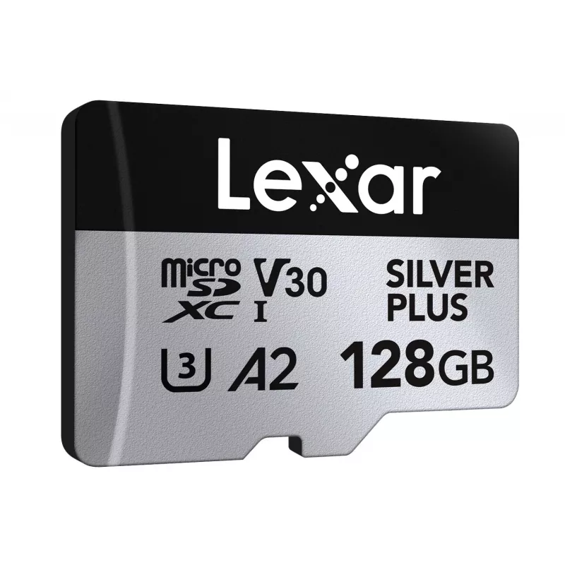 Flash-muisti Lexar 128 GB UHS-I MicroSDXC Professional SILVER PLUS