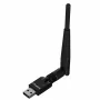 Lanberg NC-0150-WE Mini USB WiFi -sovitin N150, 150 Mbit/s, 1 ulkoinen antenni, musta