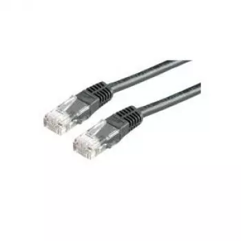 Value 21.99.1585 Ethernet-patchkaapeli musta