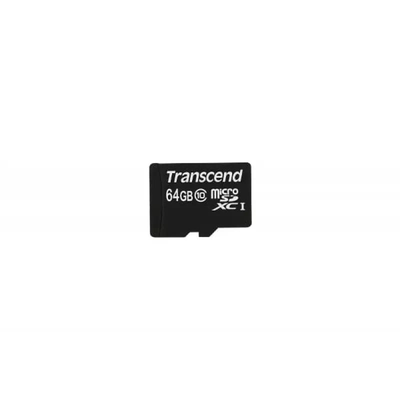 Flash-muisti Transcend 64GB MicroSDXC Class 10 adapteri