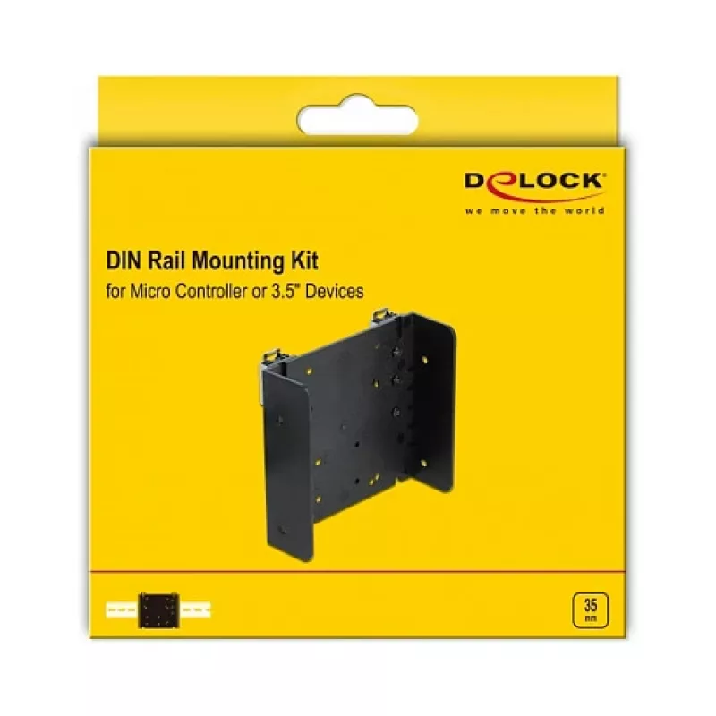 DeLOCK 66292 asennussarja musta ABS-muovi