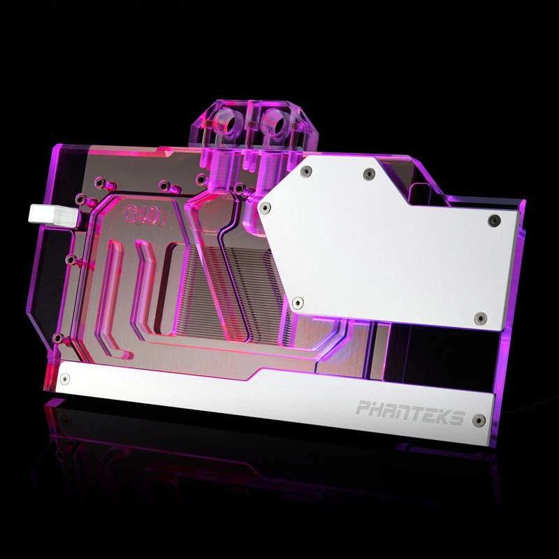 PHANTEKS Glacier G40 RTX 4090 vesiblokki ja taustalevy MSI:lle, D-RGB - valkoinen