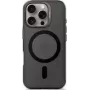 Decoded kierrätysmuovista valmistettu takakuori iPhone 16 Pro:lle, läpinäkyvä musta