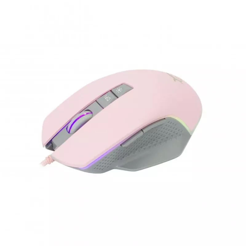 Pelihiiri White Shark GARETH Pink USB Type-A