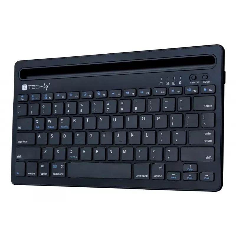 Techly ICTBK102U näppäimistö yleismalli Bluetooth QWERTY englanti musta