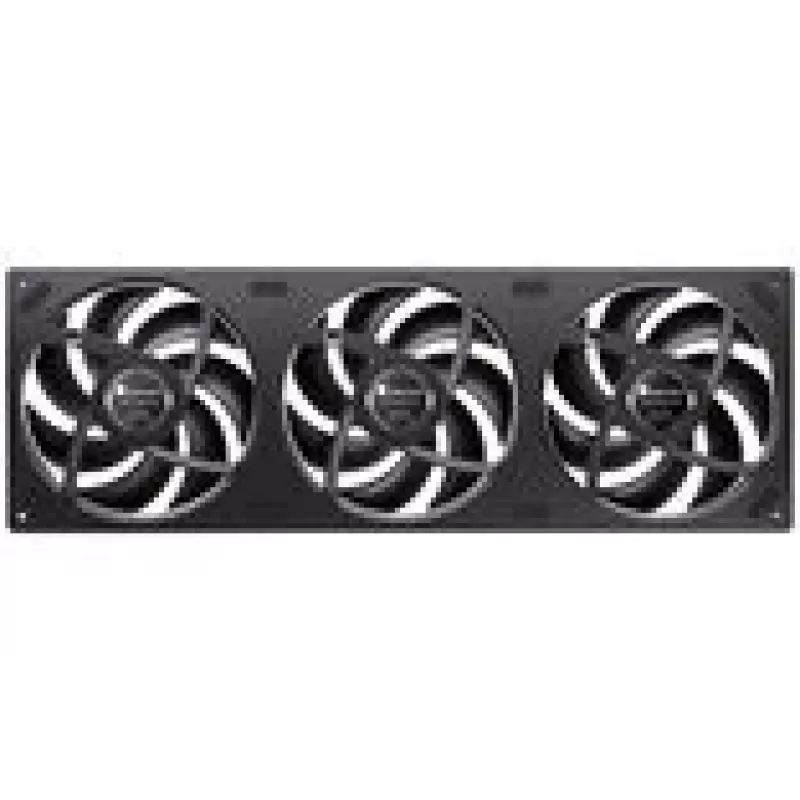 Kotelotuuletin Jonsbo ZA-420BR PWM Reverse ARGB — 3×140 mm, musta