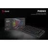 Savio Phenix SAVGK-RED pelikäyttöinen näppäimistö USB RF langaton Bluetooth QWERTY