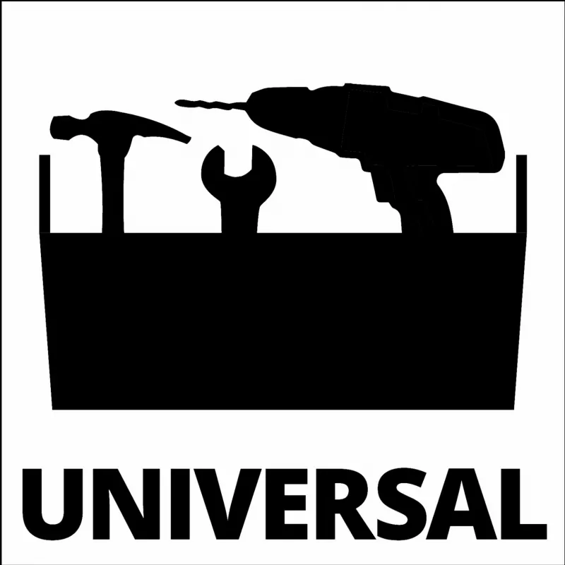 Laukku 45/22, työkalusalkku musta/punainen