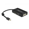 Kaapeli DeLOCK 0,16 m DisplayPort HDMI DVI Mini DisplayPort