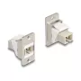 DeLOCK paneeliasennettava Keystone-moduuli kuitu SC Simplex pistorasia–pistorasia kartio beige