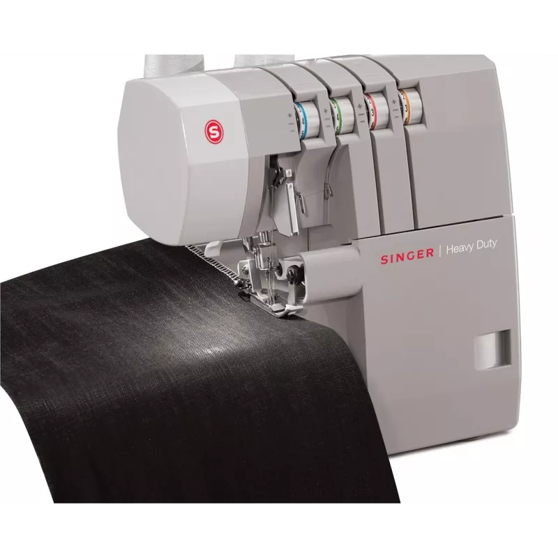 Overlock-ompelukone SINGER 14HD854 Heavy Duty sähkö 120 W harmaa