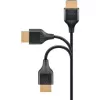 Goobay 75296 Slim High Speed -HDMI-kaapeli Ethernetillä, 4K@60Hz, HDMI 2.0, uros–uros, 5 m, musta