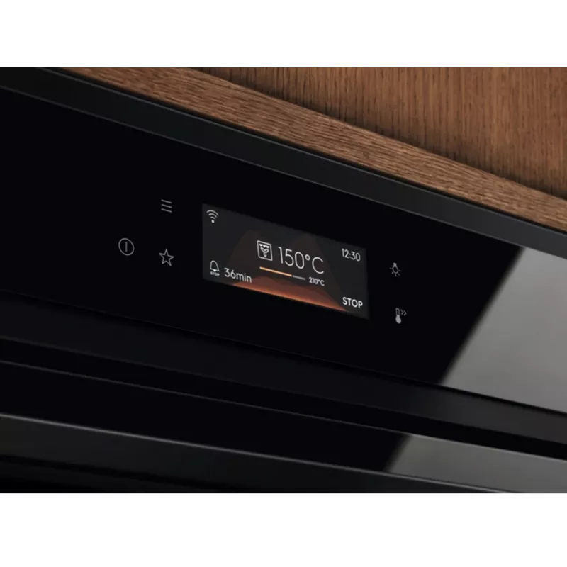 Electrolux EOE8P39H integroitava sähköuuni, 72 l, pyrolyyttinen puhdistus, energialuokka A+, Wi-Fi, musta