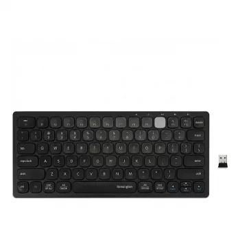 Langaton näppäimistö-hiiri-sarja KENSINGTON K75502DE — Dual Wireless, Multi-Device, musta, 0,499 kg
