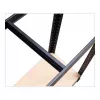 Topeshop varastohylly P9040 puutarhatyökaluhylly vapaasti seisova sinkitty teräs, MDF