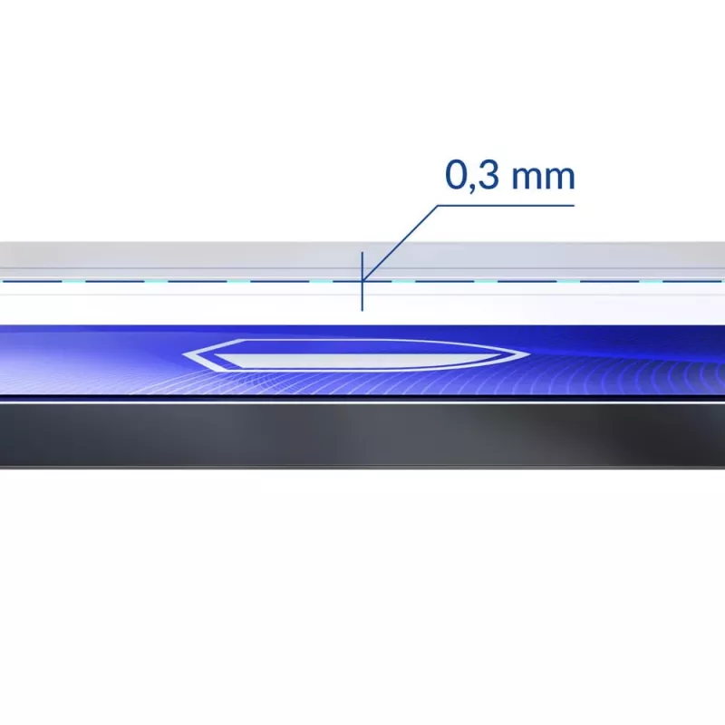 3MK FlexibleGlass hybridilasi näytönsuoja Samsung Galaxy S23 (S911) -puhelimelle, 6,1 tuumaa, 7H