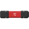 Silicon Power DS72 USB-muistitikku 1 TB USB Type-A / USB Type-C 3.2 Gen 2 (3.1 Gen 2) punainen (SP001TBUC3S72VPR)