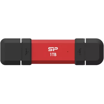 Silicon Power DS72 USB-muistitikku 1 TB USB Type-A / USB Type-C 3.2 Gen 2 (3.1 Gen 2) punainen (SP001TBUC3S72VPR)