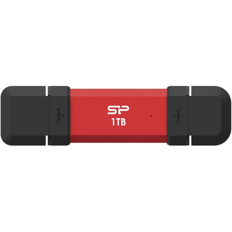 Silicon Power DS72 USB-muistitikku 1 TB USB Type-A / USB Type-C 3.2 Gen 2 (3.1 Gen 2) punainen (SP001TBUC3S72VPR)