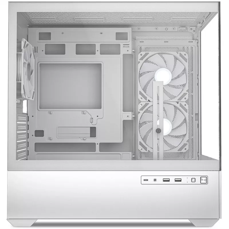 PC-kotelo Sharkoon MK6 RGB Midi Tower valkoinen