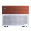 Micro-Tower-tietokonekotelo Jonsbo N4 WEISS Mini-ITX karkaistulla lasilla