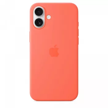 iPhone 16 Plus -silikonikuori MagSafe-yhteensopiva - mandariini
