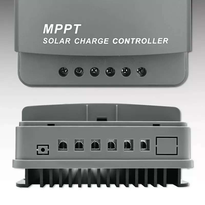 Aurinko-MPPT-lataussäädin QOLTEC 40A 12V/24V LCD-näytöllä