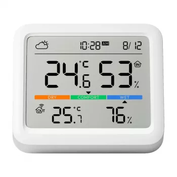 SwitchBot Meter Pro valkoinen LCD paristo 0 lämpötila- ja kosteusanturi
