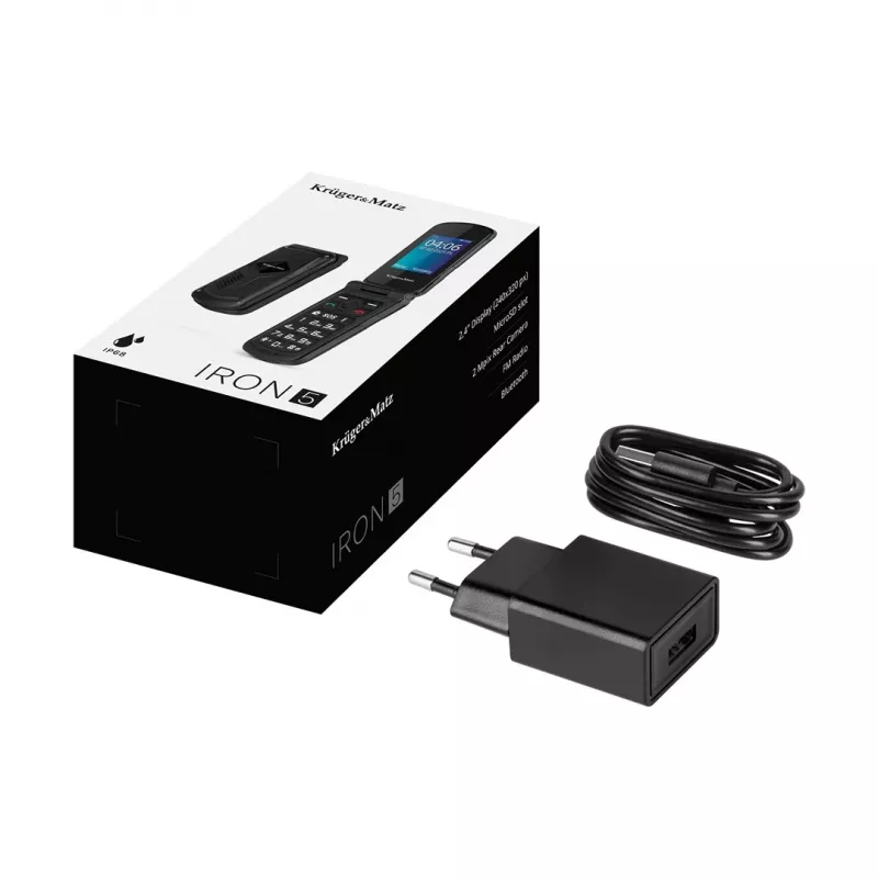 Flip-puhelin Kruger & Matz Iron 5 Flip KM0466 — Dual-SIM, 2,4
