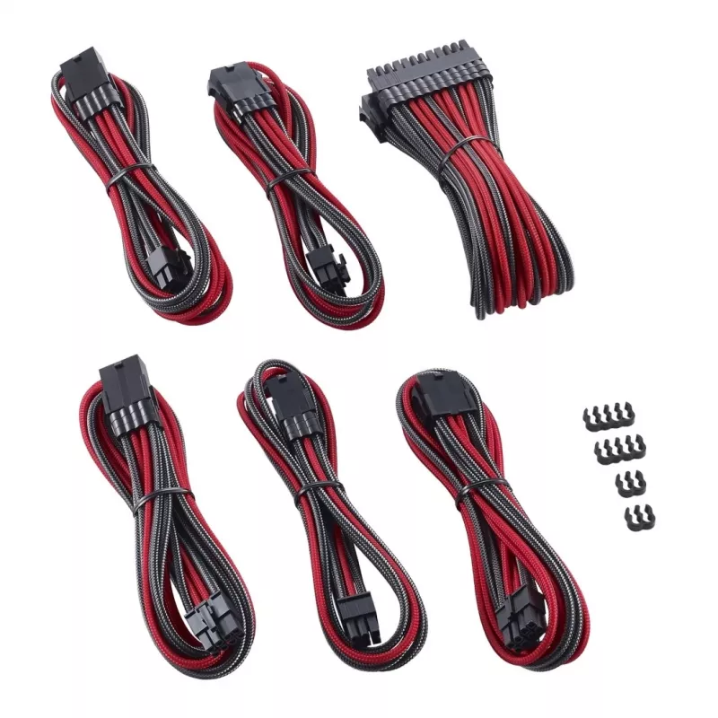 Sisäinen virtakaapeli CableMod CM-PCAB-BKIT-NKCR-3PK-R Carbon Red