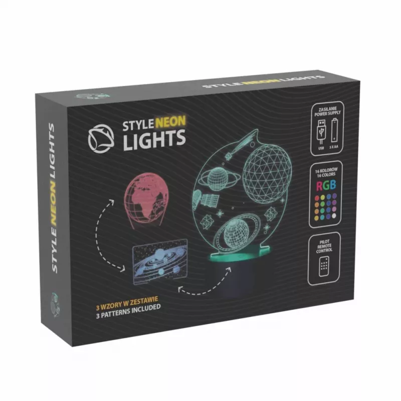 Manta SNL118RGB RGB 3D koristeellinen LED-valaisin