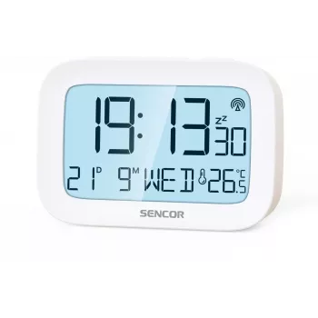 Digitaalinen herätyskello SENCOR SRC 2200 LED-näytöllä ja paristovarmistuksella